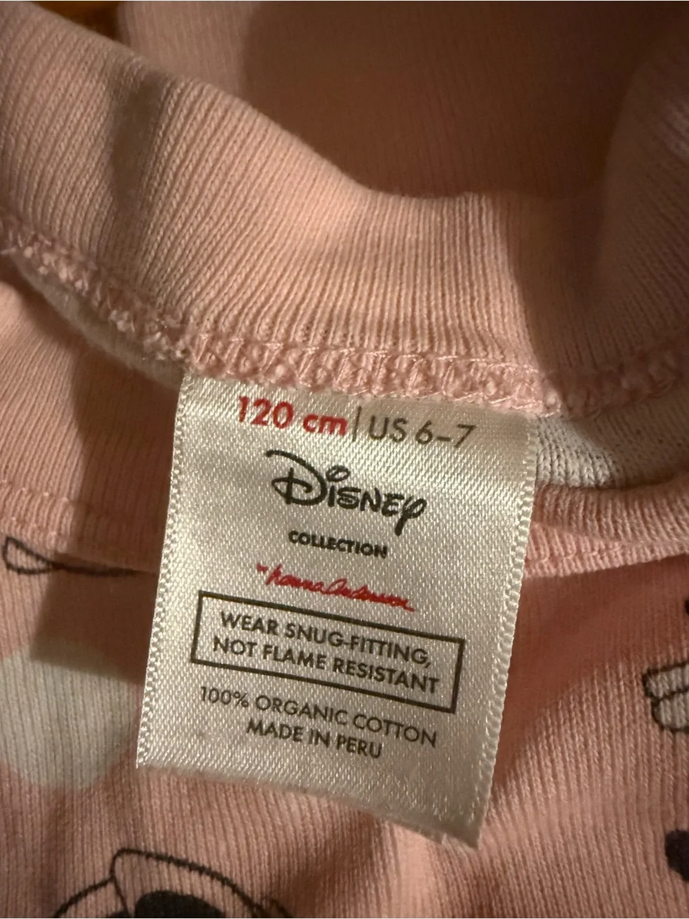 Hanna Andersson Pink Minnie Mouse Polka Dot Pajama Set